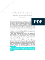 01R Feasibility of LoRa For Indoor Localization