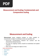 (2022!03!03) Measurement and Scaling