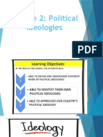 PPG Module 2 The Political Ideologies