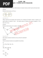 CLASS - 10th Chapter - 4 (Carbon and Its Compounds)