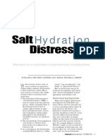 Concrete Salt Hydration Distress