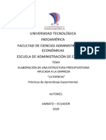 Caso de Estudio. Empresa La Esencia