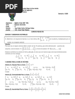 Ejericicios Resueltos de Espacios Vectoriales, Combinacion Lineal e Independicia Lineal