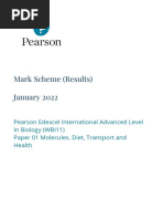 Mark Scheme (Results) January 2022