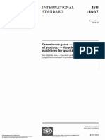 ISO 14067 2018 - Greenhouse Gases - Carbon Footprint of Products - Requirements and Guidelines For Quantification