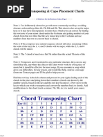 Transposing & Capo Charts