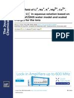 A Force Field of Li+, Na+, K+, Mg2+, Ca2+, CL, and in Aqueous Solution Based On The TIP4P/2005 Water Model and Scaled Charges For The Ions