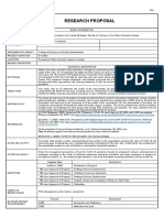 Research Proposal: Basic Information