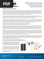 Engineering Guide: Condensing Hydronic Boilers Minimum System Flow