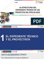 Estructura de Expediente Técnico 2022