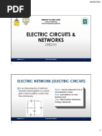 Electric Circuit and Network