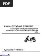 Piaggio Typhoon 50 2T MY2010 Service Station Manual ENG