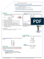 MOMENTUM IMPULSE and COLLISION
