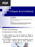 Clase 8. Enfoques de La Enseñanza