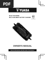 Owner'S Manual: Model 8$ Multi-Use Smart Battery Charger