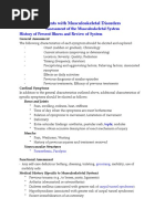 Caring For Patients With Musculoskeletal Disorders