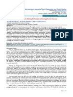 Economic Factors Affecting The Volatility of Exchange Rate in Tanzania