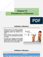 Chap 01 Foundations of Business