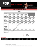 Guru Mann Fitness: Progress Tracker