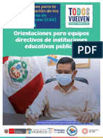 Orientaciones-Directivos de IIEE Compromisos de Gestión Escolar