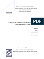 Elaboración de Un Suplemento Proteico A Base de Frutos Secos para Niños de 5 A 7años