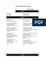 The Ordinary of The Mass: Kyrie