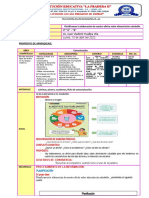 SESIÓN DE APRENDIZAJE #11 4B - Planificamos La Elaboración de Nuestro Afiche Sobre Alimentación Saludable.