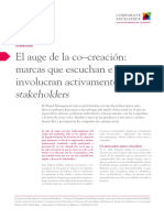 PUCE El Auge de La Co-Creacion Marcas Que Escuchan e Involucran Activamente A Sus Stakeholders