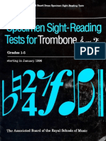 Abrsm Trombone Sight Reading 1 5 PDF Free