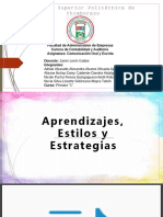 Exposición Aprendizajes, Estilos y Estrategias Grupo 4