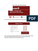 Stages of Change & Motivational Interviewing