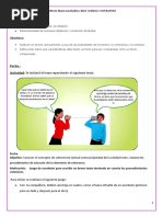 Ejercicios Coherencia y Cohesion para Sexto y Septimo