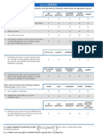 Quickdash: Quickdash Disability/Symptom Score (Sum of N Responses) - 1 X 25