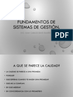 Fundamentos Sistema de Gestion de Calidad