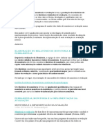 A Análise Dos Dados de Monitoria e Avaliação Levam A Produção de Relatórios de Resultados de Monitoria e Relatórios Resultados de Avaliação