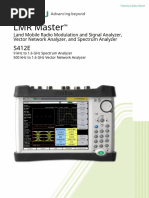 LMR Master: Land Mobile Radio Modulation and Signal Analyzer, Vector Network Analyzer, and Spectrum Analyzer