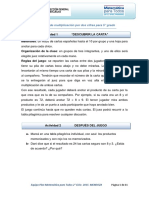 Secuencia de Multiplicación Por Dos Cifras para 5