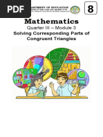 Mathematics: Solving Corresponding Parts of Congruent Triangles