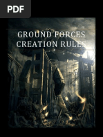 Ground Forces Creation Rules