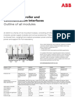 ABB - 800M Controller and Communication Interfaces - Outline of All Modules