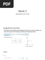 Week 3 Step Response