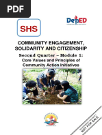 Community Engagement, Solidarity and Citizenship: Second Quarter - Module 1