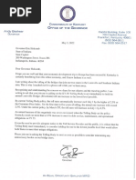 Beshear's Letter To Indiana About Bridge Tolls