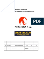 Memoria Descriptiva Aci Cruz Del Sur 1221