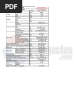 Technical Specification MCFT 60CB CP