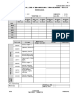 Time Table: K.S.R. College of Engineering: Tiruchengode - 637 215