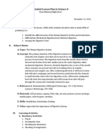 Detailed Lesson Plan in Science - Digestive S.