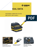 Technical Data: Reversible Vibratory Plates BPR 70/70 D, BPR 100/80 D