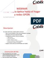 Webinar Cablix FTTX y PON