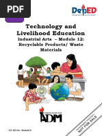 TLE-IA 6 - Module 12 - Recyclable Products Waste Materials